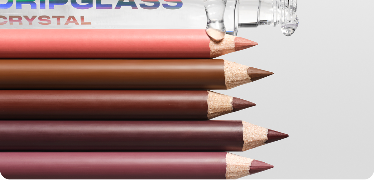 Introducing new shades of culture-favorite. Signature Lip Pencil - plus Dripglass Crystal Super Shine Lip Gloss