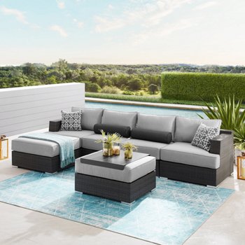 Sirio Niko 6-piece Modular Outdoor Patio Seating Set