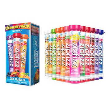 Zipfizz Multi-Vitamin Energy Hydration Drink Mix, 30 Tubes