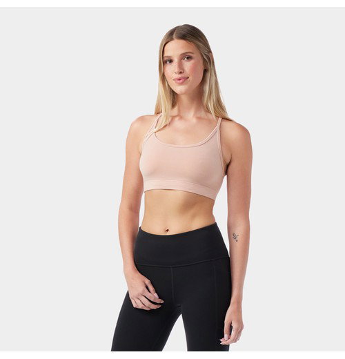 Women's Merino Blend Bralette-Pink Sugar / S