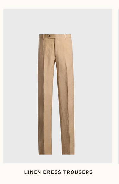 LINEN DRESS TROUSER