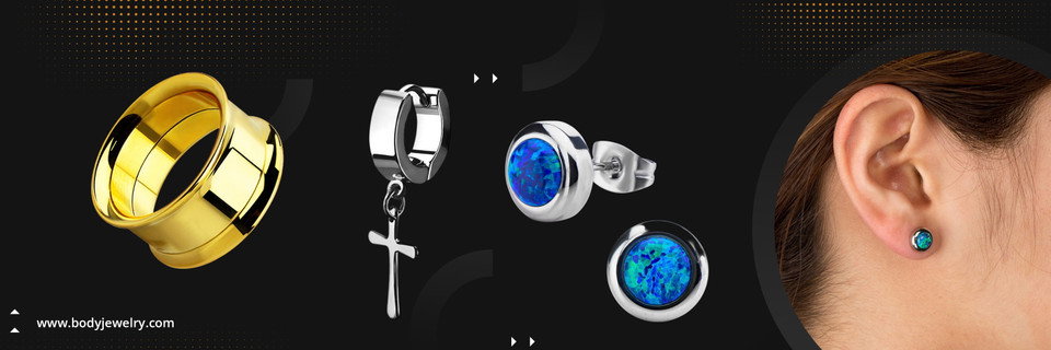 Curate Stylish Multiple Lobe Piercing Jewelry Sets