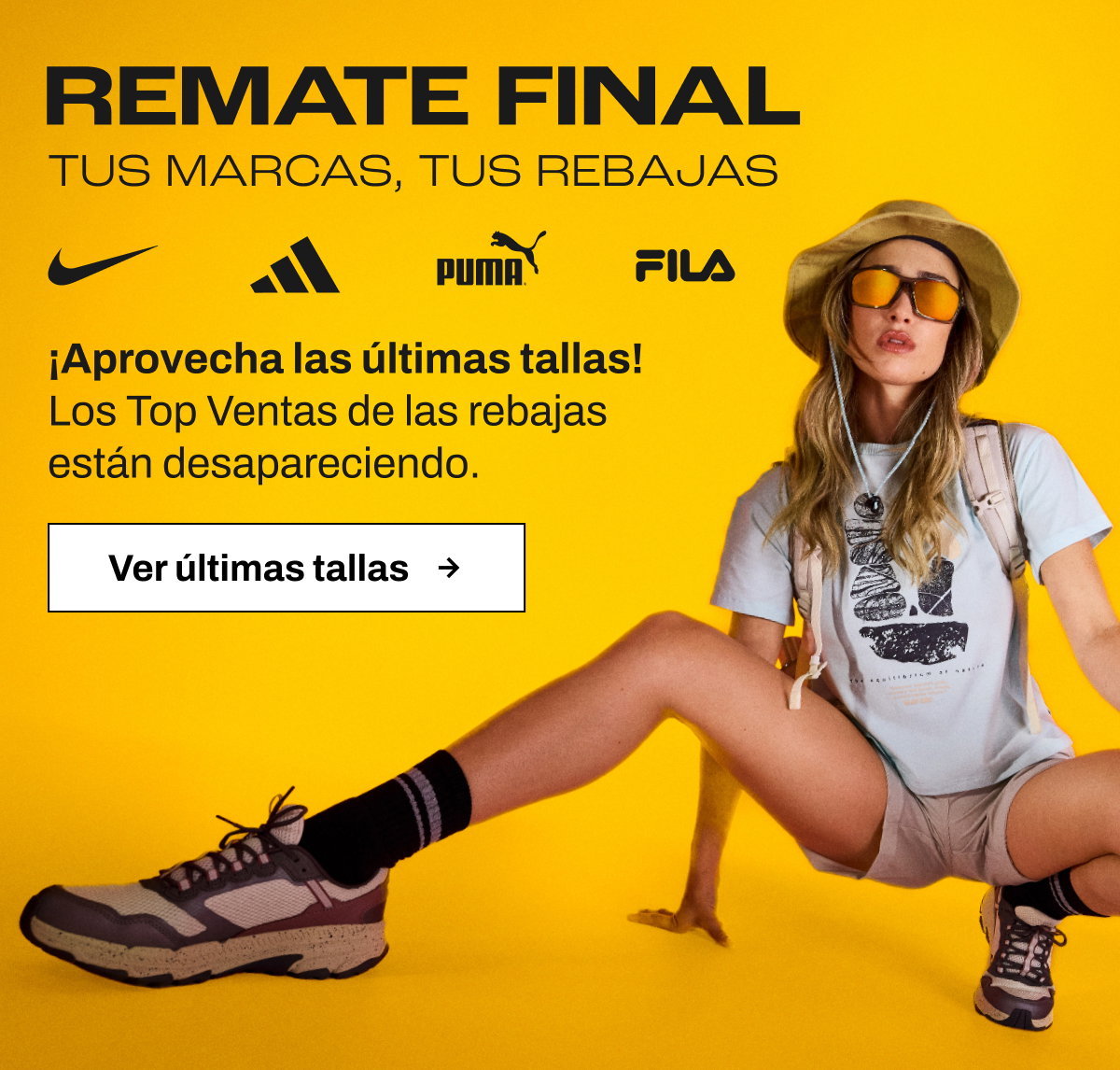 Remate final tus marcas, tus rebajas botónver últimas tallas