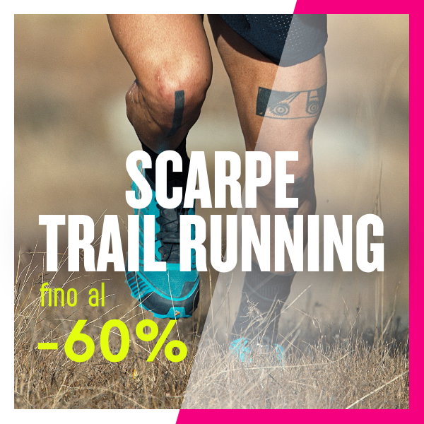 Saldi estivi SPORTLER: scarpe trail running fino al -60%