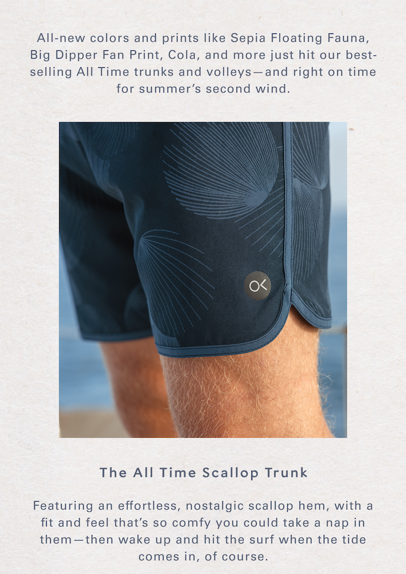 closeup on clue trunks all-time scallop