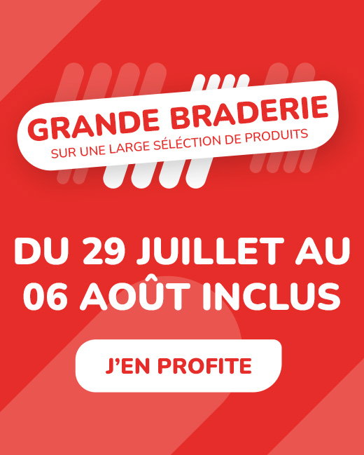 Grande Braderie, découvrez notre sélection avec des remises jusqu'à -70%