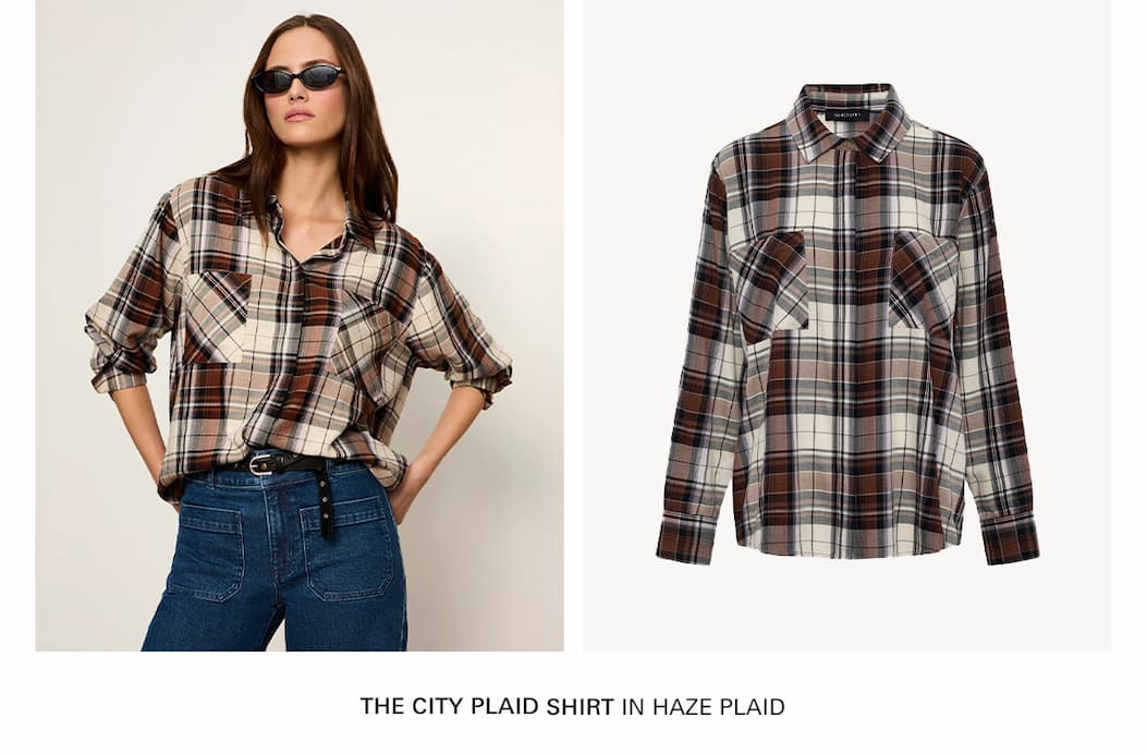 the city plaid shirt