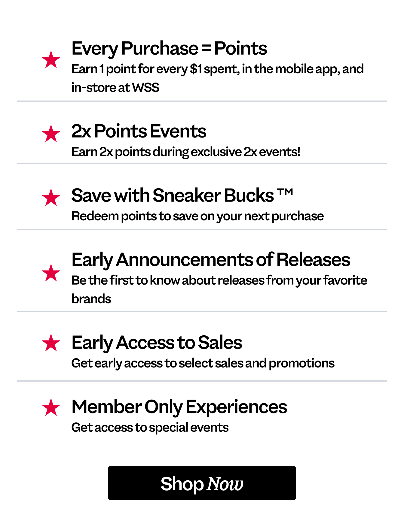 Explore what you get from the loyalty program!