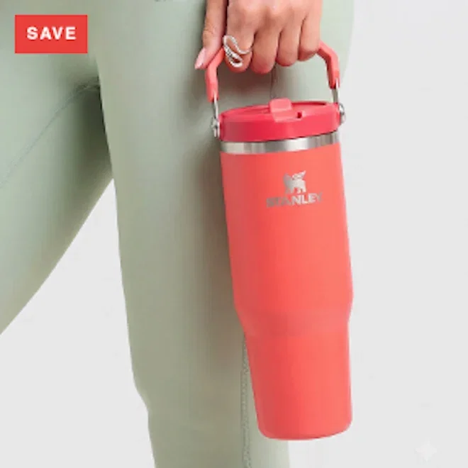 Stanley The IceFlow Flip Straw 2.0 Vacuum-Insulated Tumbler, 890ml