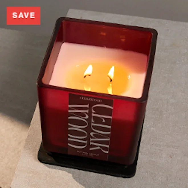 Humble & Mash Muse Cederwood Scented Filled Candle, 400g