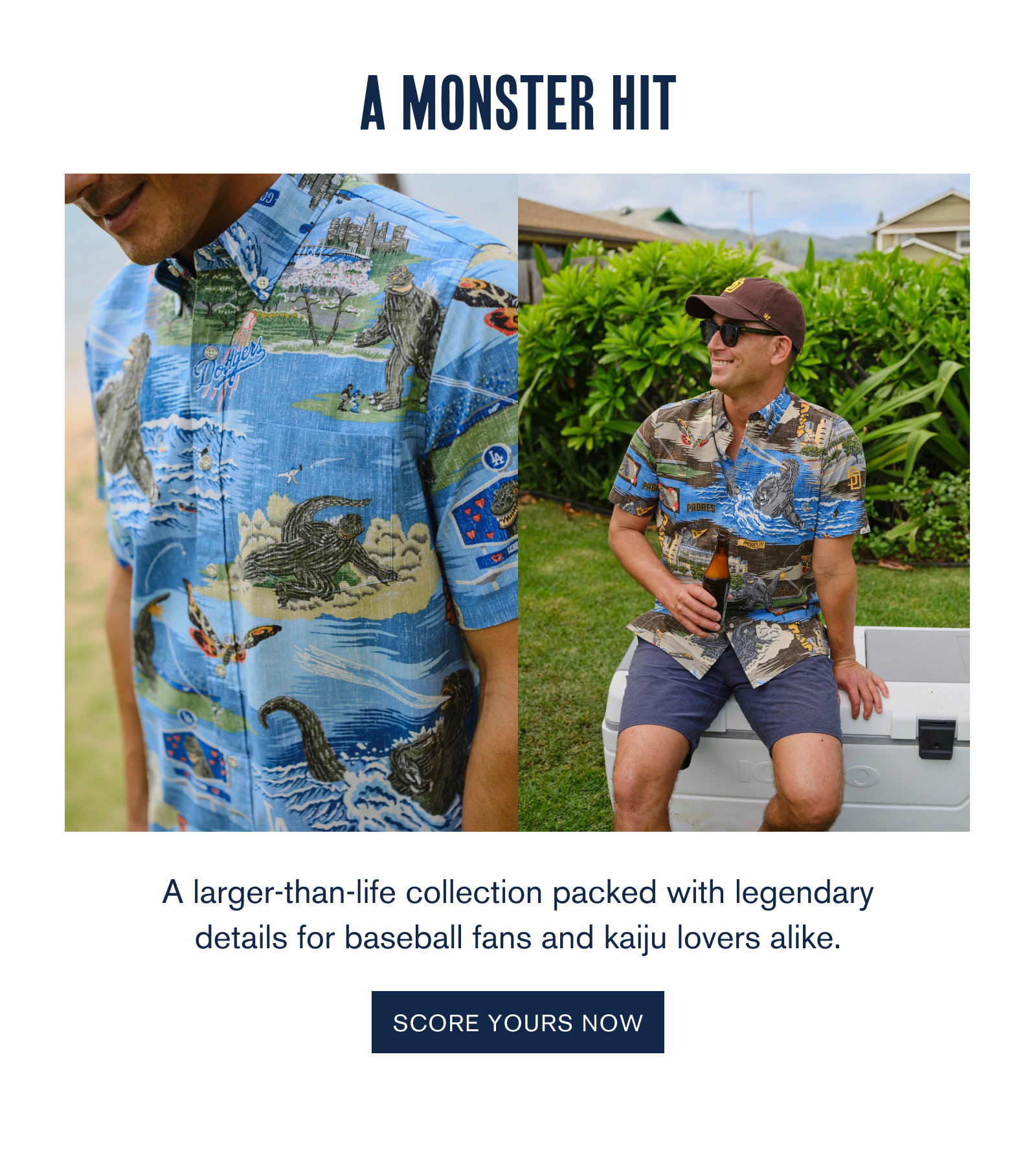 Shop MLB® x Godzilla