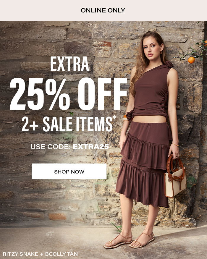 Extra 25% off 2+ sale items