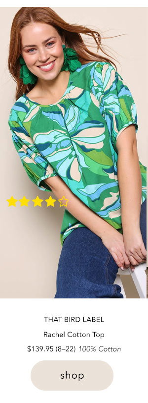 rachel cotton top