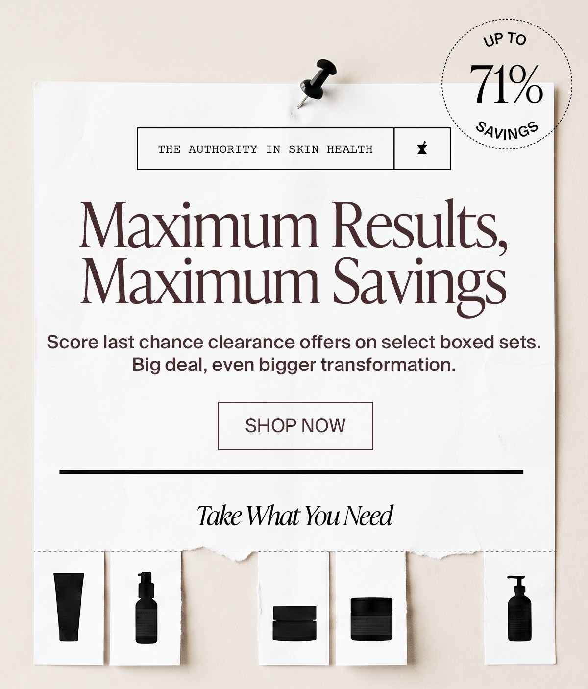 Max Results, Max Savings