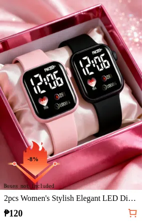 2pcs Women s Stylish Elegant LED...