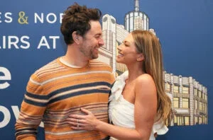 Beau Clark and Stassi Schroeder Clark celebrate the release of her new book "YOU CAN'T HAVE IT ALL: The Basic B*tch Guide To Taking The Pressure Off" at Barnes & Noble The Grove on September 18, 2024 in Los Angeles, California.