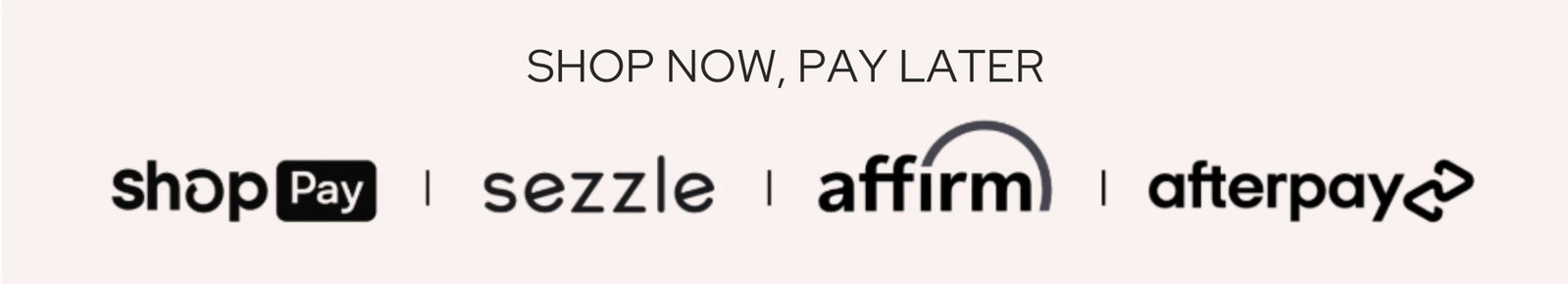 Pay later options