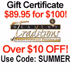 Image of $100 Gift Certificate for $89.95! Use Code: SUMMER