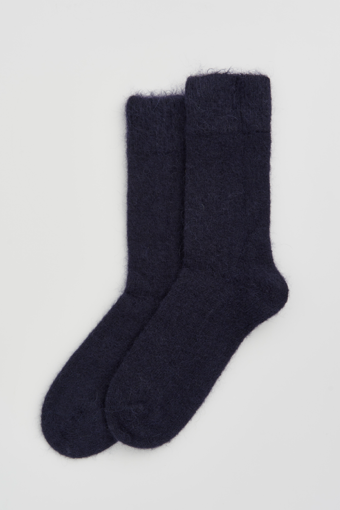 Inky Blue Ultra Soft Alpaca Sock