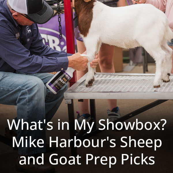 What's in My Showbox? Mike Harbour's Sheep and Goat Prep Picks