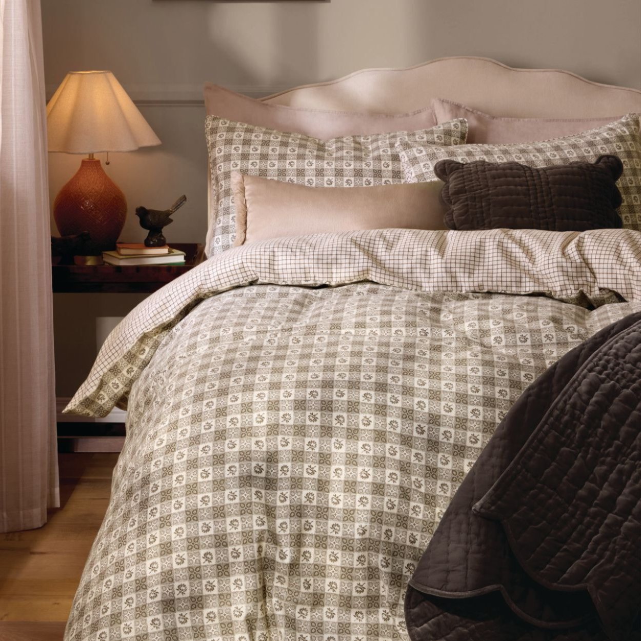 Laura Ashley Hartley Check Bedding Set