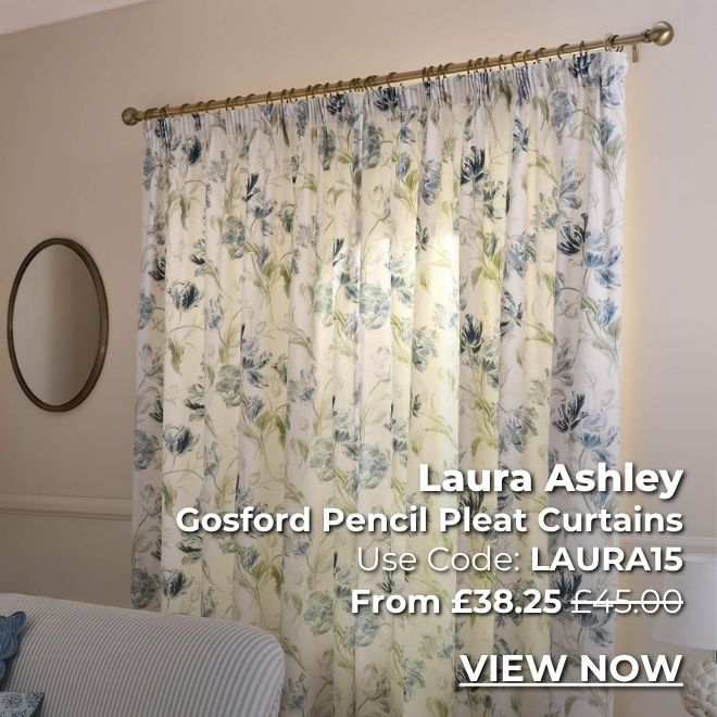 Gosford Pencil Pleat Curtains