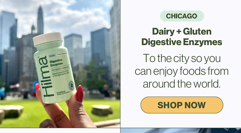 Dairy + Gluten Digestive Enzymes. To the city so you can enjoy foods from around the world.