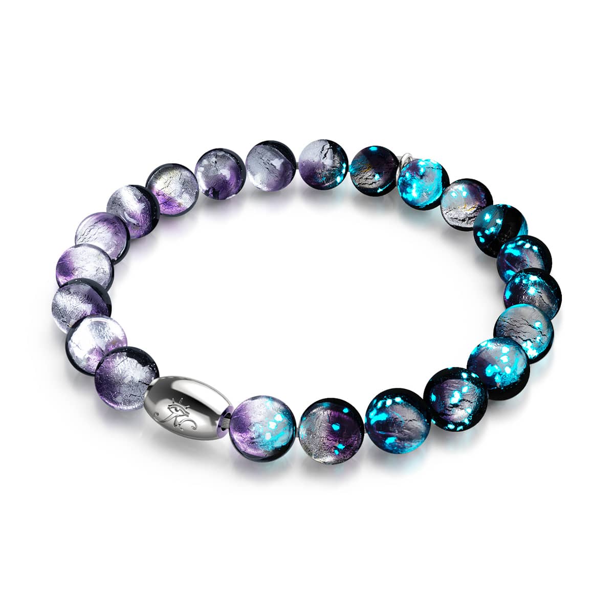 Image of Violet Moon | Lunar Glass Bracelet