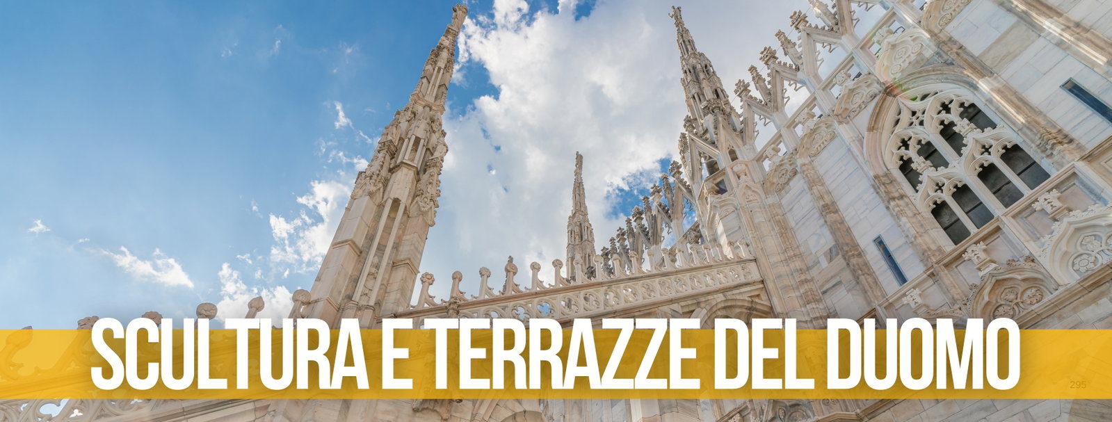 Scultura e terrazze del Duomo di Milano: salita in ascensore