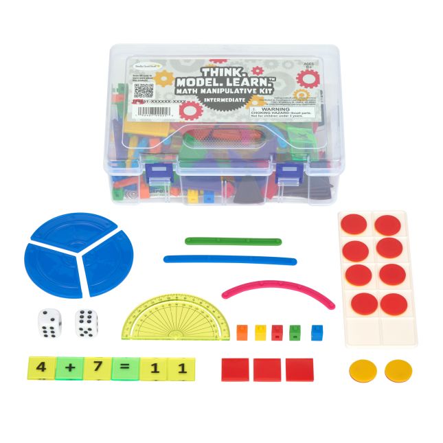 Think. Model. Learn.™ Math Manipulative Kit – Intermediate
