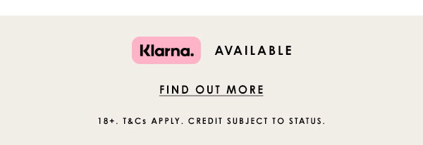Klarna Available 