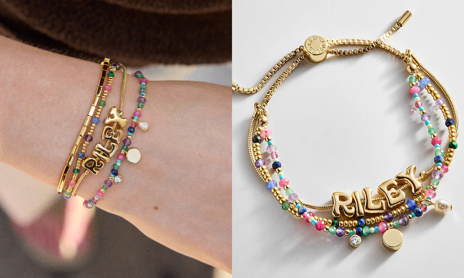 Rowan Semi-Precious Custom Layered Bracelet