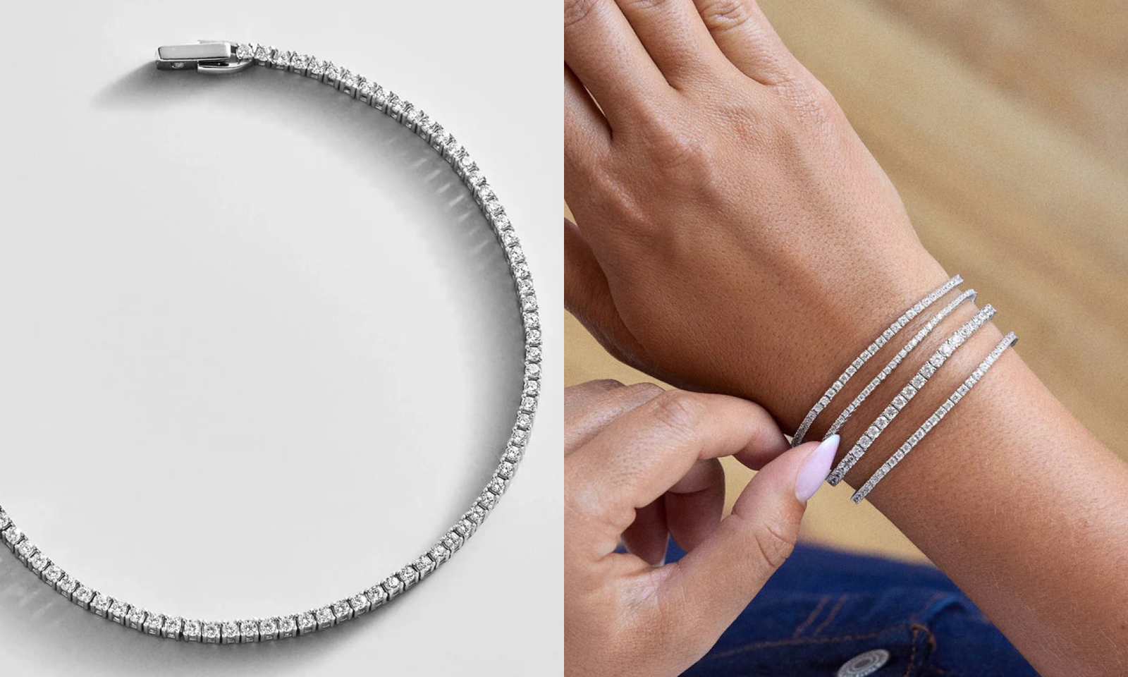 Billie Silver Tennis Bracelet