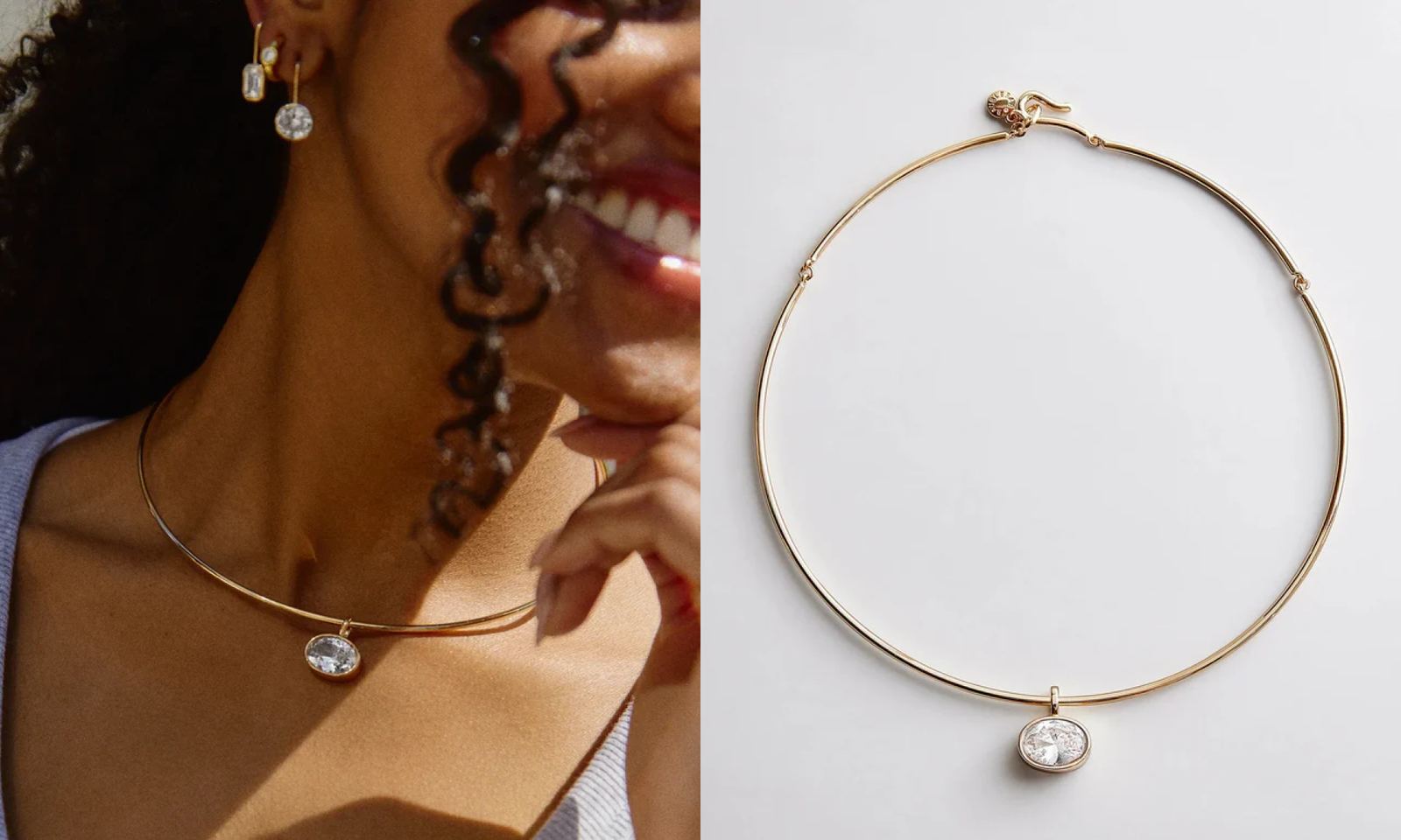 Lexi Crystal Collar Necklace