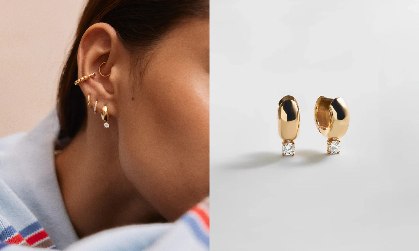 Kourtney Huggie Earrings