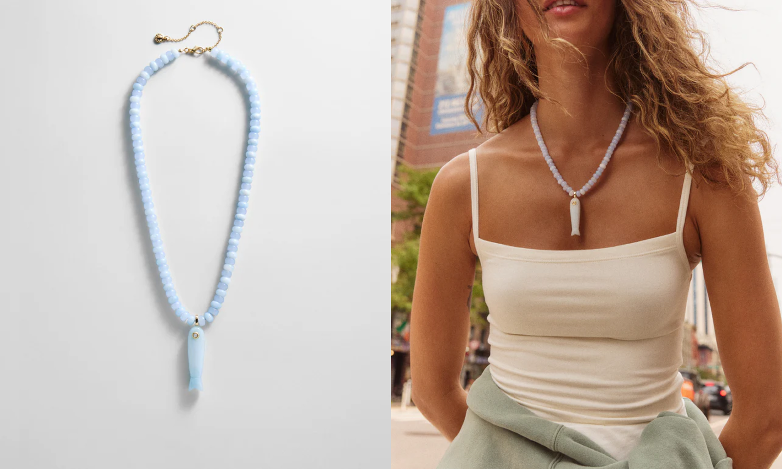 Sun Drift Semi-Precious Pendant Necklace
