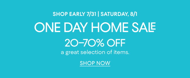 Shop One Day Home Sale 
