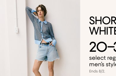 Shorts & White Denim Sale