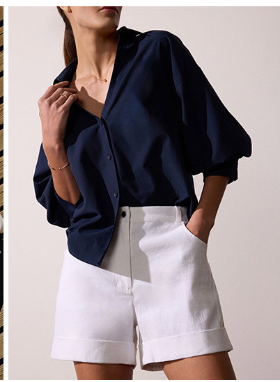 Kate Shirt in Navy