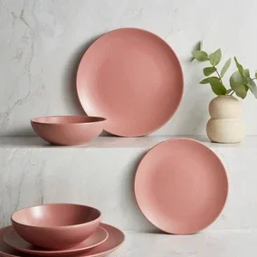 Stoneware 12 Piece Dinner Set