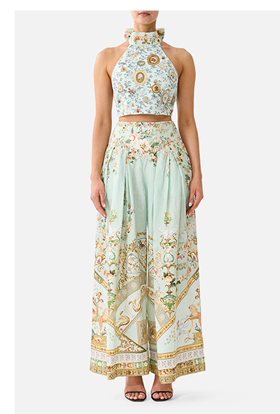 REVERSIBLE HALTER TIE BACK TOP | WILDFLOWER WUNDERLAND