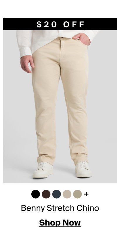 Chalk Benny Stretch Chino 
