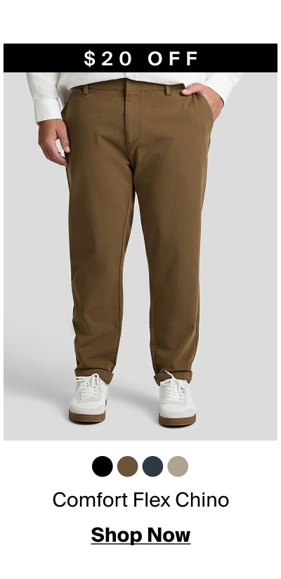 Mustard Comfort Flex Chino