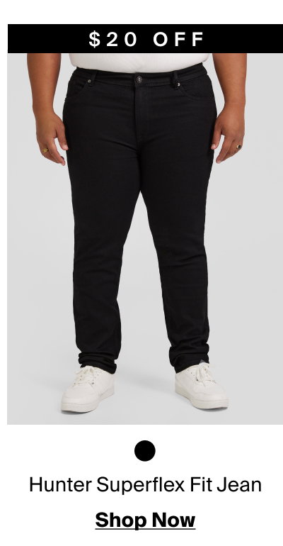 Black Hunter Superflex Slim Denim