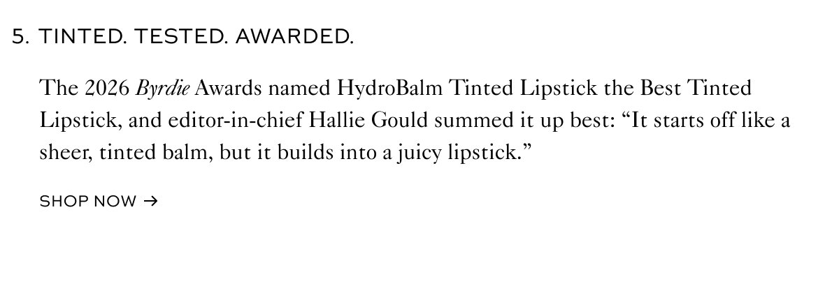 HydroBalm Tinted Lipstick
