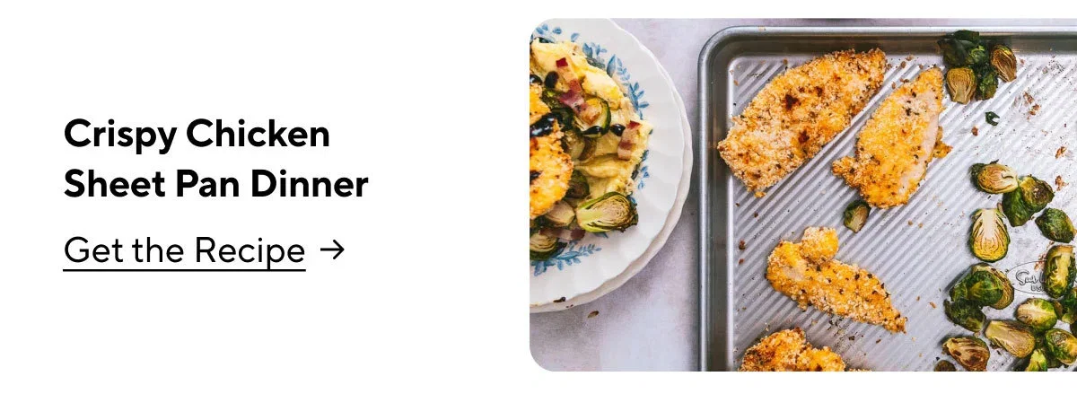 Crispy Chicken Sheet Pan Dinner
