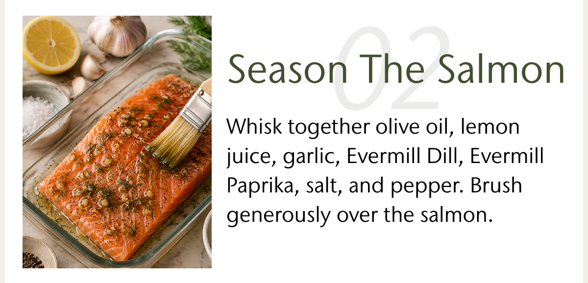 2. Season The Salmon