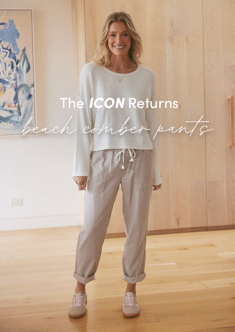 Beach Comber Pants - Icons by White & Co. The Label
