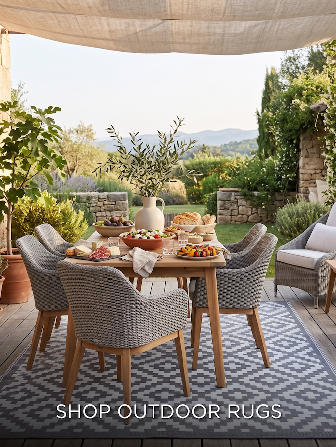 SHOP OUTDOOR RUGS