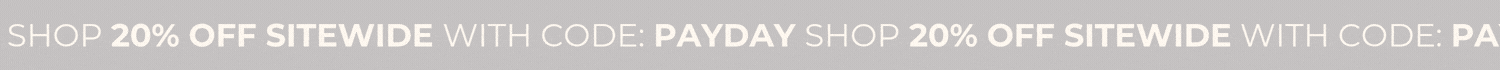 20% Off Sitewide